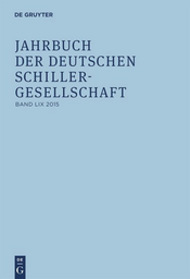 Buchcover: Jahrbuch der Deutschen Schillergesellschaft