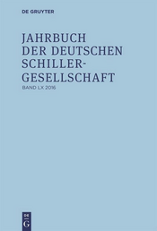 Buchcover: Jahrbuch der Deutschen Schillergesellschaft