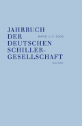 Buchcover: Jahrbuch der Deutschen Schillergesellschaft