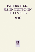 Buchcover: Jahrbuch des Freien Deutschen Hochstifts 2016