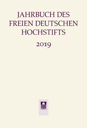 Buchcover: Jahrbuch des Freien Deutschen Hochstifts 2019