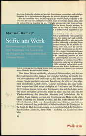 Buchcover: Stifte am Werk