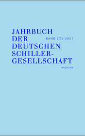 Buchcover: Jahrbuch der Deutschen Schillergesellschaft