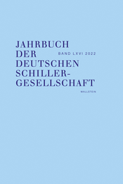 Buchcover: Jahrbuch der Deutschen Schillergesellschaft