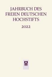 Buchcover: Jahrbuch des Freien Deutschen Hochstifts 2022