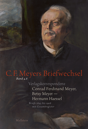 Buchcover: Verlagskorrespondenz. Conrad Ferdinand Meyer, Betsy Meyer - Hermann Haessel