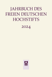 Buchcover von »Jahrbuch des Freien Deutschen Hochstifts 2024«