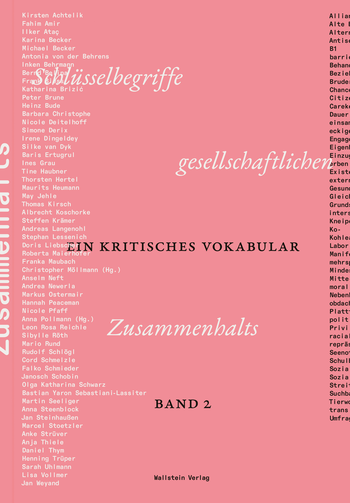 Buchcover: Schlüsselbegriffe gesellschaftlichen Zusammenhalts