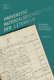 Buchcover: Provenienz